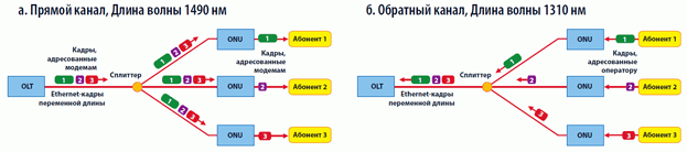 Gpon схема построения сети