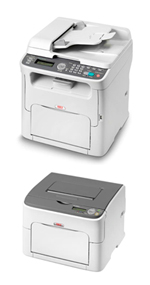 Недорогие МФУ OKI МС160 и принтеры серии С100 для небольших офисов со склада Landata