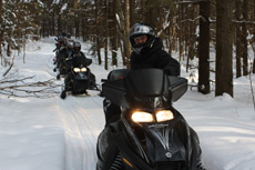 Гонки на снегоходах с компаниями Allied Telesis и Landata