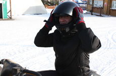 Гонки на снегоходах с компаниями Allied Telesis и Landata